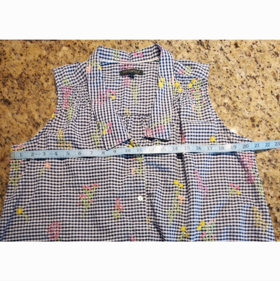 Loose fitting tank by For Cynthia, size Large, EUC - Picture 5 of 5